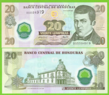 HONDURAS 20 LEMPIRAS 2008  P-95(2) UNC - Honduras