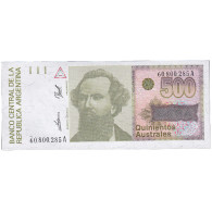 Billet, Argentine, 500 Australes, 1990, KM:328b, NEUF - Brésil
