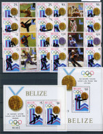 Belize 501-508 A + Block 20-21 Postfrisch Olympiade 1980 #IF162 - Belize (1973-...)