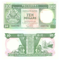 HONG KONG 10 DOLLARS 1992  P-191c UNC - Hongkong