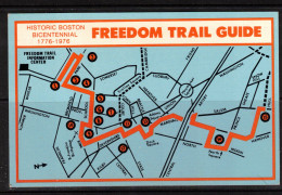 233z * BOSTON ' FREEDOM TRAIL GUIDE HISTORIC BOSTON * 1976 **! - Boston