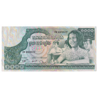 Billet, Cambodge, 1000 Riels, 1972-1973, KM:17, NEUF - Cambodge