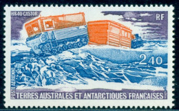 1980 Antarctic Research Tracked Vehicle HB 40 Castor, TAAF,Mi.154,MNH - Sonstige (Land)