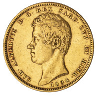 Italie-Royaume De Sardaigne-100 Lire Charles Albert 1834 Turin - Piemonte-Sardinië- Italiaanse Savoie