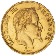 Second-Empire- 100 Francs Napoléon III Tête Laurée 1864 Paris - 100 Francs (gold)