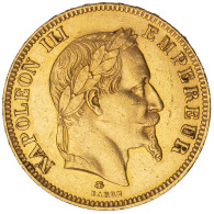 Second-Empire- 100 Francs Napoléon III Tête Laurée 1864 Paris - 100 Francs-or