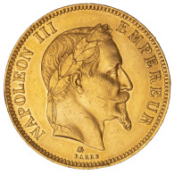 Second-Empire-100 Francs Napoléon III Tête Laurée 1862 Paris - 100 Francs (gold)