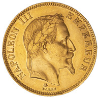 Second-Empire-100 Francs Napoléon III Tête Laurée 1862 Paris - 100 Francs-or