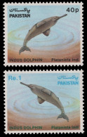 Pakistan 1982 - Mi-Nr. 569-570 ** - MNH - Delfine / Dolphins - Pakistan