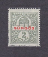 1916 Hungary 180 SURGOS - Unused Stamps