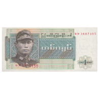 Billet, Birmanie, 1 Kyat, Undated (1972), KM:56, NEUF - Sri Lanka