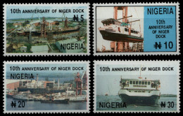 Nigeria 1996 - Mi-Nr. 660-663 ** - MNH - Schiffe / Ships - Nigeria (1961-...)