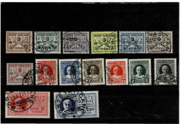 VATICANO ,serie Completa Usata ,qualita Splendida - Used Stamps