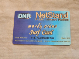 ISRAEL-DNR--NETSTAND-(3)-public Internet Station-surf Card-(4447732500200290)-used Card - Israel