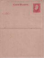 Carta Bilhete Brazil 50 Reis Brésil Brasilien - Postal Stationery