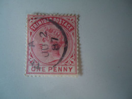 TRINIDAD  USED STAMPS   QUEEN WITH POSTMARK  1887 - Trinité & Tobago (1962-...)