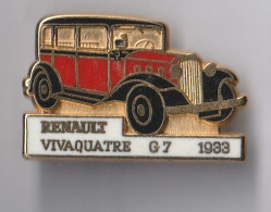 PIN’S THÈME  AUTOMOBILE  RENAULT VIVAQUATRE 07 1933  SIGNE   CEF  PARIS - Renault