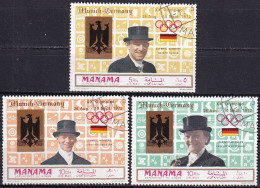 MANAMA 1969 Mi-Nr. 212 B/D O Used - Aus Abo - Manama