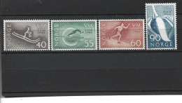 1966 NORVEGE 491-94** Sport, Ski, Rupestre - Ungebraucht