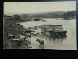 LE PECQ                    VUE SUR LA SEINE ET COTEAUX DE MARLY ET BOUGIVAL - Le Pecq