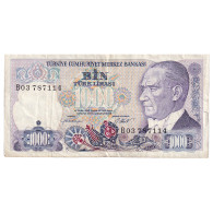 Billet, Turquie, 1000 Lira, 1986, KM:196, TTB - Turkey