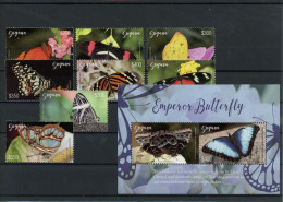 Guyana 9422-9429, Block 982 Postfrisch Schmetterling #JU292 - Guyana (1966-...)