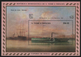 São Tomé & Príncipe 1984 - Mi-Nr. Block 152 ** - MNH - Schiffe / Ships - Sao Tome Et Principe