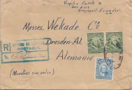 Ecuador: 1926: Registered Guayaqil To Dresden - Ecuador