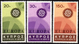 CYPRUS 1967 EUROPA. Complete Set, MNH - 1967