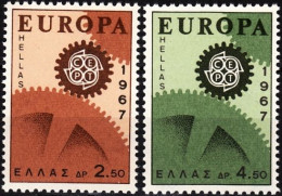 GREECE 1967 EUROPA. Complete Set, MNH - 1967