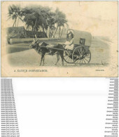 INDE. A Native Conveyance. Attelage De Zébu 1908 (état Moyen)... - Inde