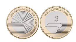 SLOVENIA 2023,3 EURO COIN,DAY OF  SLOVENE SPORT,UNC - Slovenië