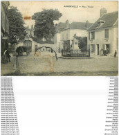 91 ANGERVILLE. Place Tessier 1910 Coiffeur Et Cycles Autos (en L'état)... - Angerville