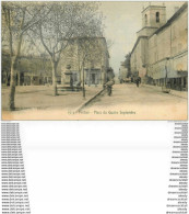 84 PERTUIS. Place Du Quatre Septembre 1906 Brasserie Buvette Et Tabac - Pertuis