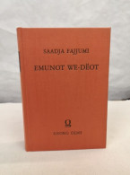 Emunot We-Deot Oder Glaubenslehre Und Philosophie. - Filosofia