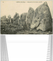 Dolmens Et Menhirs. CARNAC. Alignement De Ker Lescan - Dolmen & Menhire