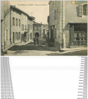 WW 63 SAINT-GERMAIN-L'HERM. Place De La Mairie Avec Buraliste Recettes Vers 1906. Impeccable Pour Saint-Eloy-les-Mines - Saint Germain Lembron