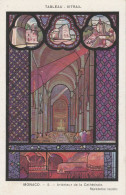 MONACO - Tableau Vitrail - Intérieur De La Cathédrale - Kathedraal Van Onze-Lieve-Vrouw Onbevlekt Ontvangen