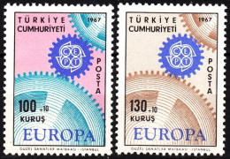 TURKEY 1967 EUROPA. Complete Set, MNH - 1967