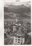 D8991) Thermalbad HOFGASTEIN An Der Tauernbahn - HAUS Detail Im Vordergrund Mit Straße Zur Kirche ALT ! - Bad Hofgastein