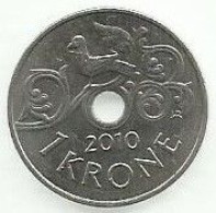 Noruega - 1 Krone 2010 - Norway