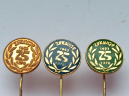 BADGE Z-98-5 - 3 PINS - ZDRAVLJE, PIN YUGOSLAVIA, Pharmacy Pharmacie Farmacia Pharmazie, MEDICAL - Lots