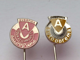 BADGE Z-98-7 - 2 PINS -  AUTOOPREMA SUBOTICA SERBIA, Car Equipment, Cars, Automotive - Sets