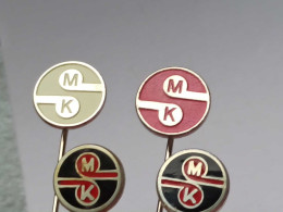 BADGE Z-98-7 - 4 PINS -  MK SMEDEREVO, MK, PIN SERBIA, Foundry Metallurgy Complexes - Lots