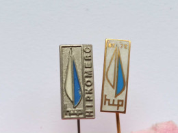 BADGE Z-98-9 - 2 PINS - HIP, HIPKOMERC PANCEVO, SERBIA, CHEMICAL INDUSTRY Mineral Fertilizer Agriculture Farming - Lots