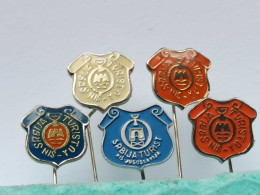 BADGE Z-98-10 - 5 PINS - NIS TURIST, TOURIST ORGANIZATION, Organisation Touristique - Sets