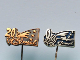 BADGE Z-98-11 - 2 PINS - COMET SLOVENIA, COMET Motorcycles Tyre Neumático Gomma Gum Pneu Pneus Pneumatic Pneumatique - Lots