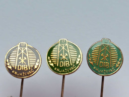 BADGE Z-98-12 - 3 PINS - KNJAZEVAC, SERBIA, MINE, RUDNIK, TAMBANG, COAL MINE - Sets