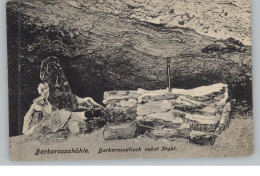 0-4712 KYFFHÄUSER - Barbarossahöhle, Barbarossatisch & Stuhl, 1909 - Kyffhaeuser