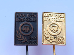 BADGE Z-98-15 - 2 PINS -  AUTO KOMPRESOR, Pumps Compressor, Kompressor - Loten